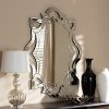 150-8898-RCW Contemporary Silver Accent Wall Mirror - Joel