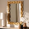 Contemporary Gold Rectangular Accent Wall Mirror - Corbin