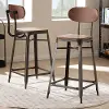 Rustic Metal Stackable Counter Height Stool (Set of 2) - Carter