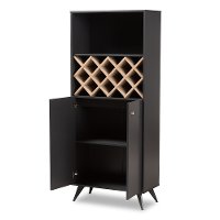 150-8998-RCW Mid Century Gray Tall Wine Cabinet - Marian-4