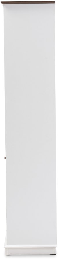 150-9001-RCW Contemporary White Tall Wine Cabinet - Mattia-5