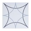 Contemporary Gray 8x8 Peel and Stick Mosaic Tile (Pack of 12) - SimpliTILE