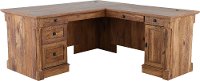 Palladia Vintage Oak L Shaped Corner Desk