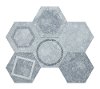 Contemporary Faux Concrete 10x10 Peel and Stick Mosaic Tile (Pack of 10) - SimpliTILE
