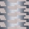 Contemporary Silver and Wood 6x24 Peel and Stick Mosaic Tile (Pack of 10) - SimpliTILE
