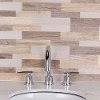 Contemporary Beige 6x24 Peel and Stick Mosaic Tile (Pack of 10) - SimpliTILE