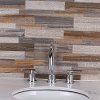 Contemporary Multi Colored 6x24 Peel and Stick Mosaic Tile (Pack of 10) - SimpliTILE