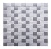 Contemporary Aluminum 12x12 Peel and Stick Mosaic Tile (Pack of 10) - SimpliTILE