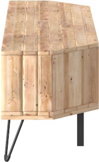 Reclaimed Wood 54 Corner TV Stand - Genesee-5