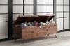 Acacia Wood 46-inch Storage Bench - Tyrone