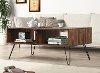Dark Brown Mid Century Coffee Table - Carlow