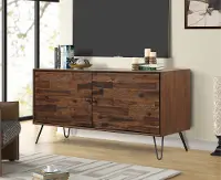 Longford Dark Brown 2-Door 48 TV Stand