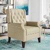 Beige Push Back Recliner - Ellington