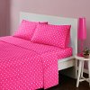 Pink Polka Dot Full Mi Zone 4 Piece Sheet Set