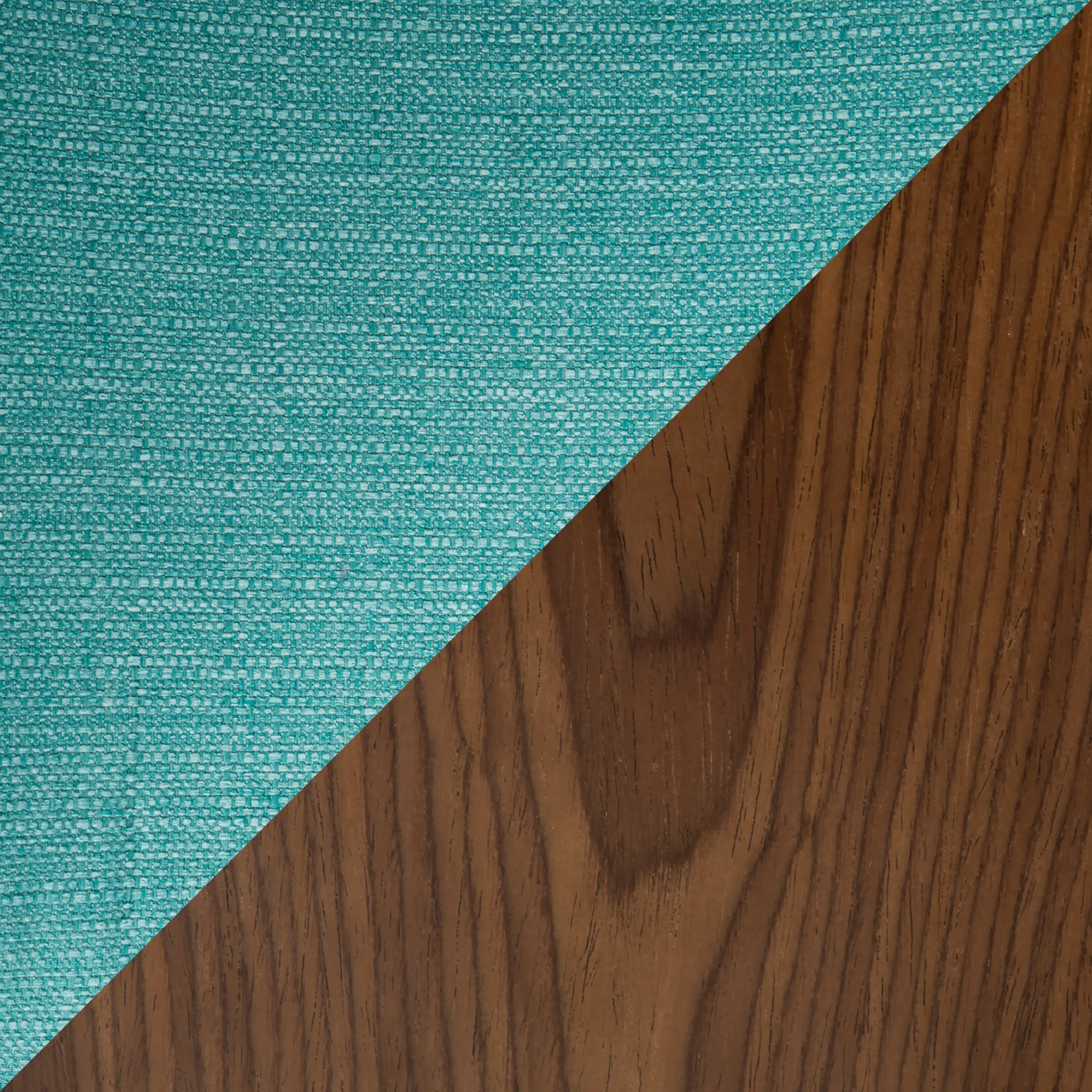 OFC-CURVO-WL+TL Walnut and Teal Mid-Century Modern Office Chair - Curvo-6