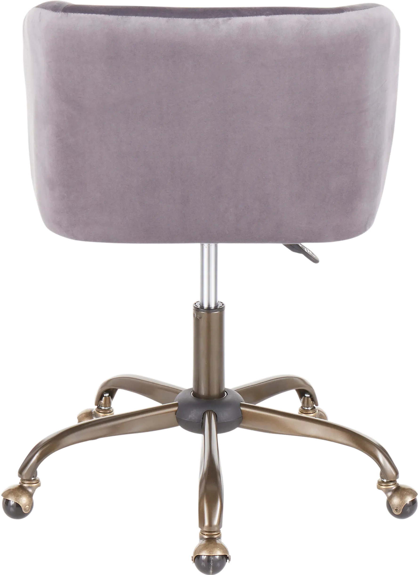 OC-FRAN-ANVSV White Velvet Contemporary Task Chair - Fran-3