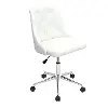 OFC-MARCHE-W Marche White Faux Leather Office Chair