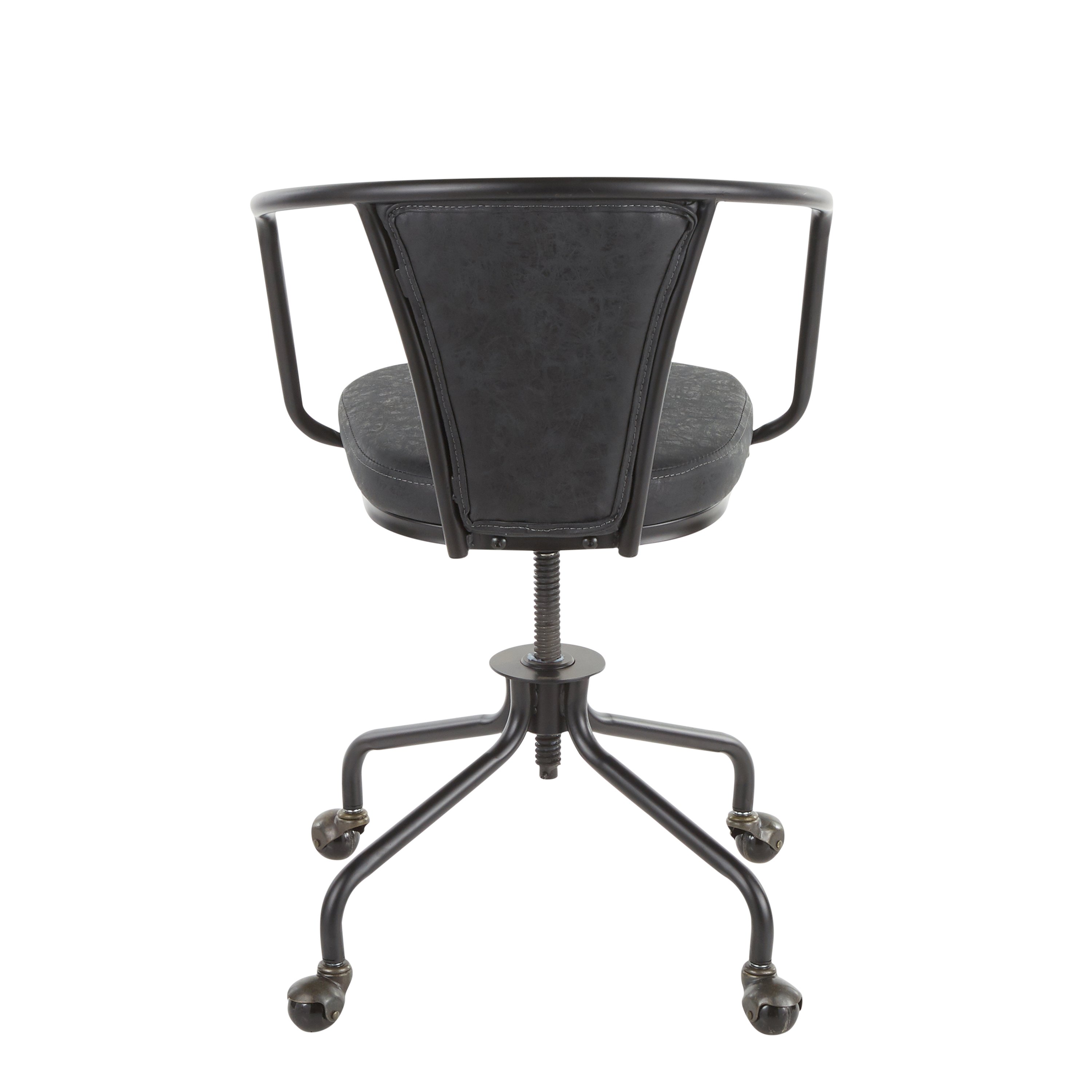 OC-ORUP-BKDGY Metal and Gray Industrial Upholstered Task Chair - Oregon-3