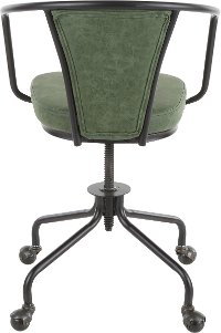 OC-ORUP-BKGN Metal and Green Industrial Upholstered Task Chair - Oregon-3