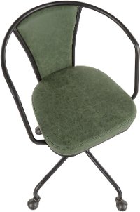 OC-ORUP-BKGN Metal and Green Industrial Upholstered Task Chair - Oregon-5