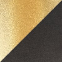 LS-CANARY-FL-AUBK Contemporary Gold Metal Floor Lamp with Black Shade - Canary-4