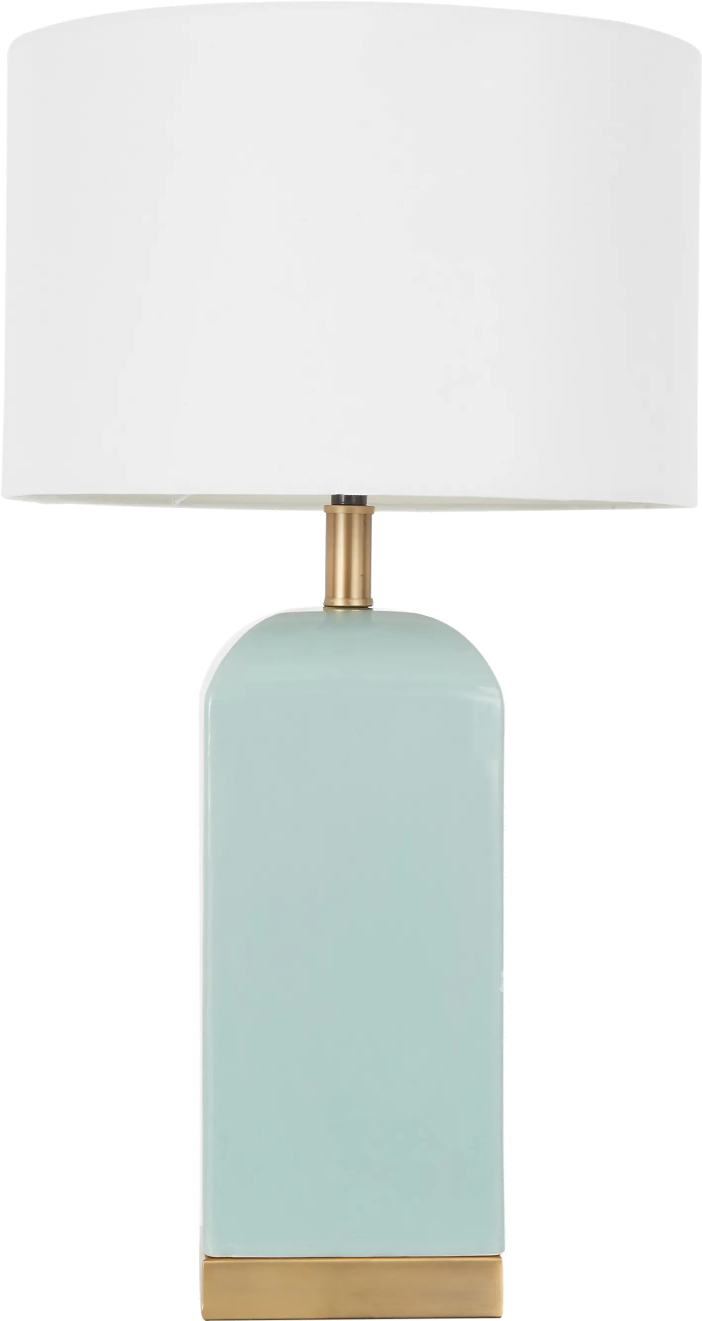 LS-CARMEN-ABGN Contemporary Green Ceramic and Antique Brass Table Lamp - Carmen-2