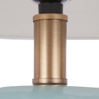 LS-CARMEN-ABGN Contemporary Green Ceramic and Antique Brass Table Lamp - Carmen-3