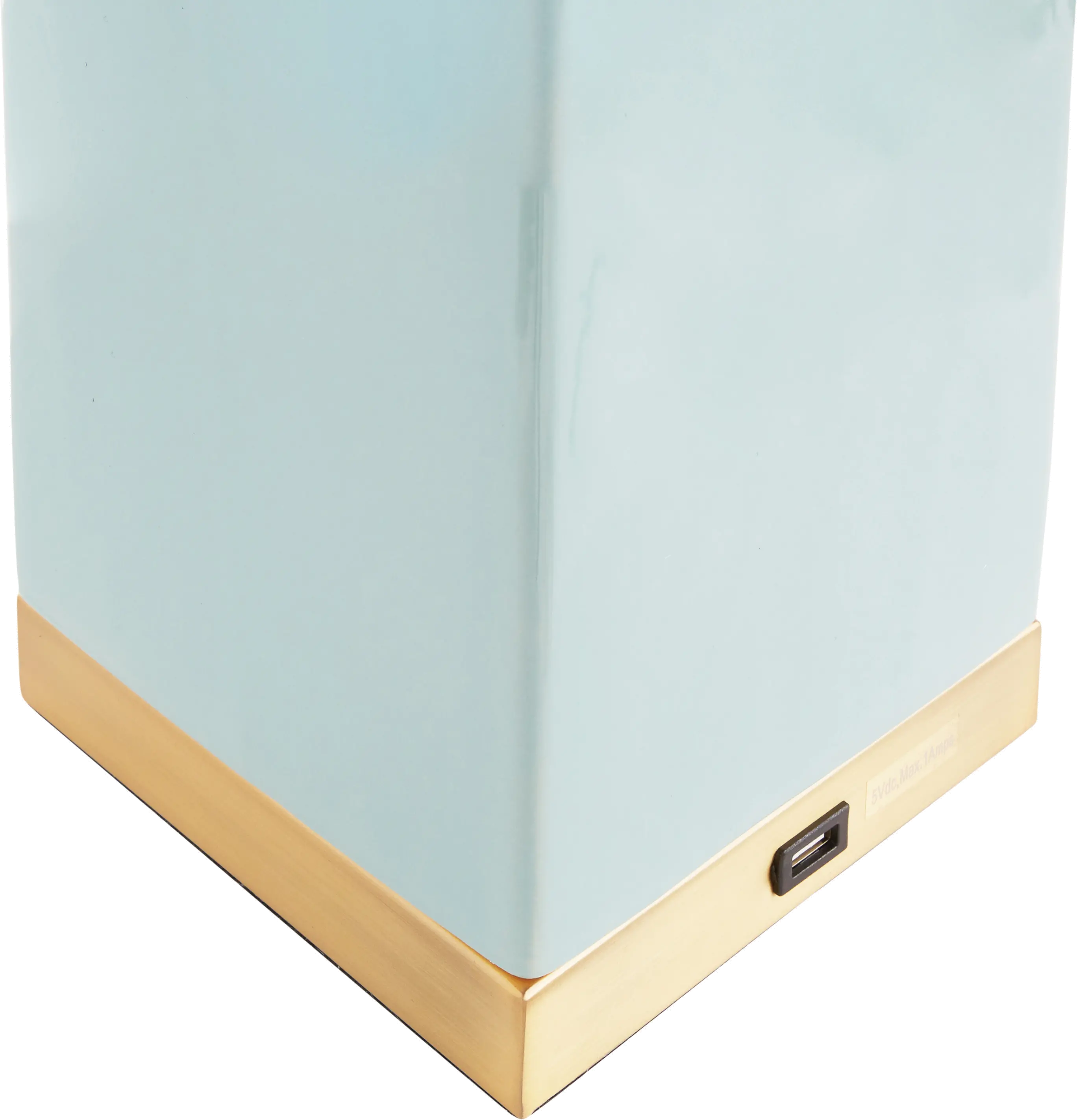 LS-CARMEN-ABGN Contemporary Green Ceramic and Antique Brass Table Lamp - Carmen-4