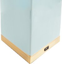 LS-CARMEN-ABGN Contemporary Green Ceramic and Antique Brass Table Lamp - Carmen-4