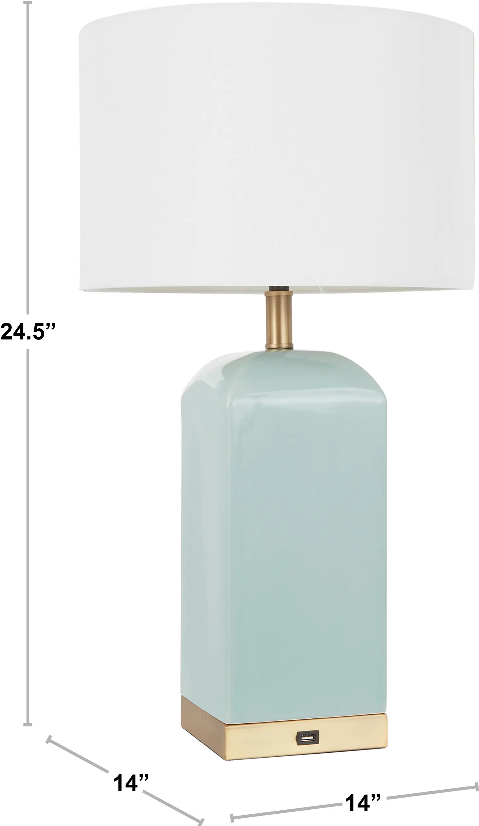 LS-CARMEN-ABGN Contemporary Green Ceramic and Antique Brass Table Lamp - Carmen-6