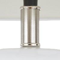 LS-CARMEN-SSW Contemporary White Ceramic and Antique Brass Table Lamp - Carmen-2