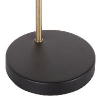 LS-PUCKTB-BKAU Contemporary Black and Gold Metal Table Lamp - Puck-8