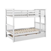 BWTOTMSWH-TR Off White Solid Wood Twin-Over-Twin Bunk Bed with Trundle - Violet-1