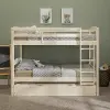 BWSTOTWH-TR Cream Twin-Over-Twin Bunk Bed with Trundle - Sunflower