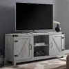 W58BDSDST Gray Farmhouse 58 Inch TV Stand - Walker Edison