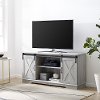 Gray Country 58 Inch TV Stand - Barn Door
