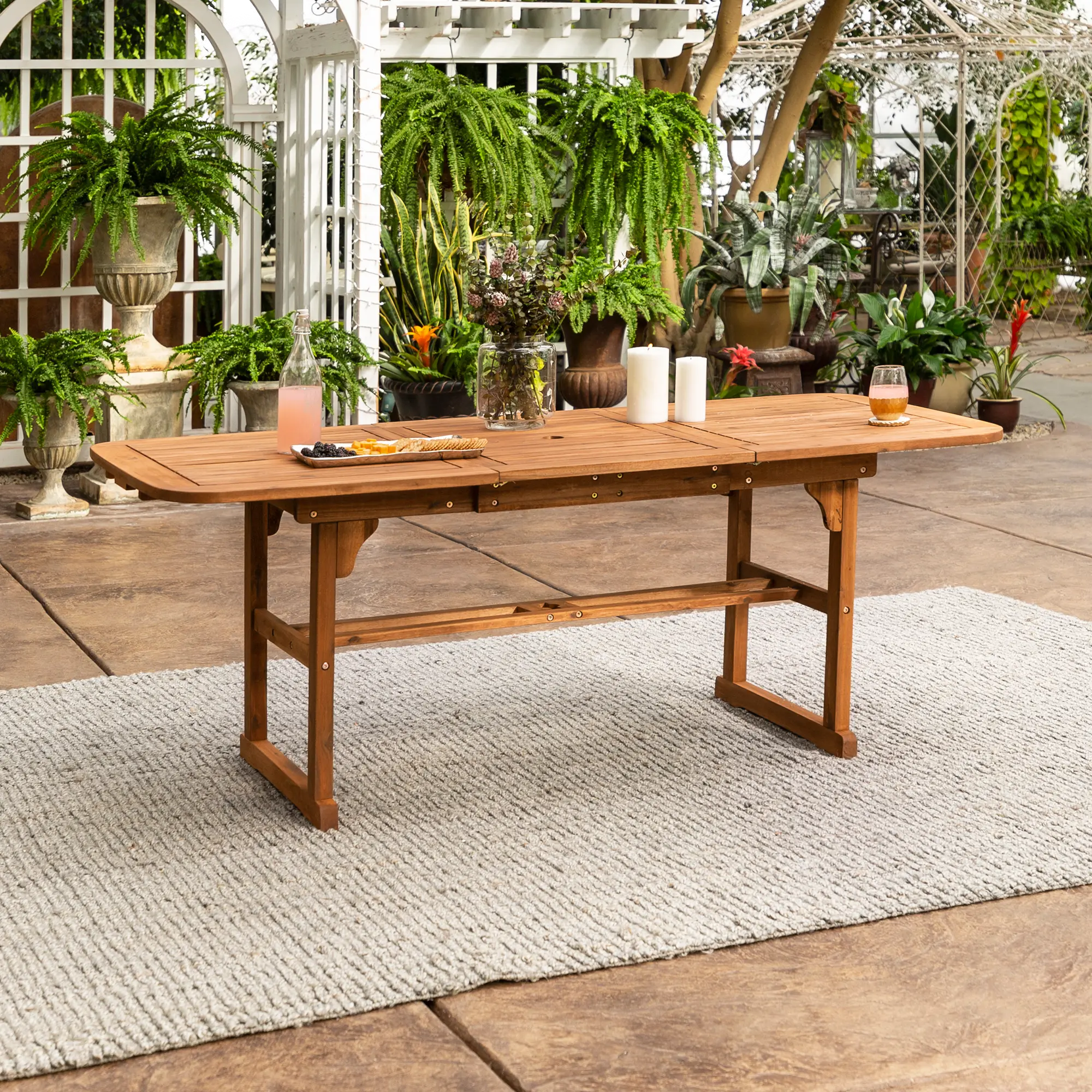 OWTEXBR Acacia Wood Outdoor Patio Butterfly Table - Midland-2