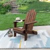 Dark Brown Patio Adirondack Chair - Adirondack