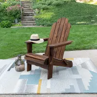 OWACDB Dark Brown Patio Adirondack Chair - Adirondack