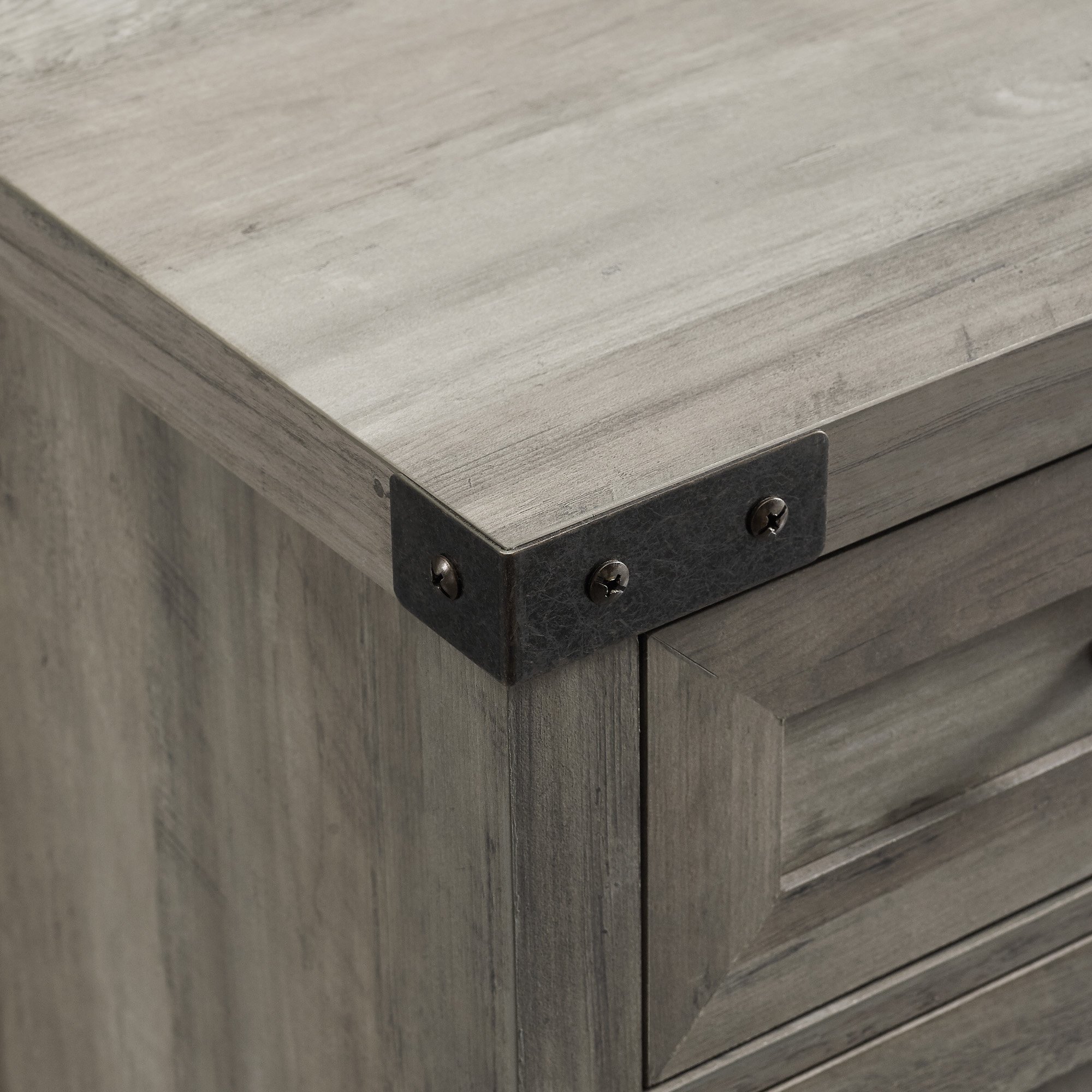 AF30BDGW Farmhouse Barn Door Accent Cabinet - Farmhouse-3