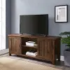 W58CS2DDW Carin Dark Walnut 58 Inch TV Stand - Walker Edison