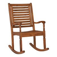 OWRCBR Solid Acacia Wood Outdoor Patio Rocking Chair - Midland-2