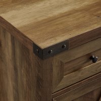 Reclaimed Barnwood Farmhouse Accent Cabinet - Barn Door-3