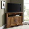 Grooved Door Corner 44 Inch TV Console - Columbus