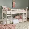 BWJRTOTWH White Low Twin-over-Twin Bunk Bed - Walker Edison