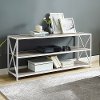 White 60 inch Industrial Bookcase - Industrial