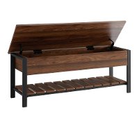 48 Inch Modern Farmhouse Storage Bench - Modern Farmhouse-2