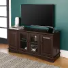 WQ52C4DRES Espresso 52 Inch Traditional Wood TV Stand - Espresso