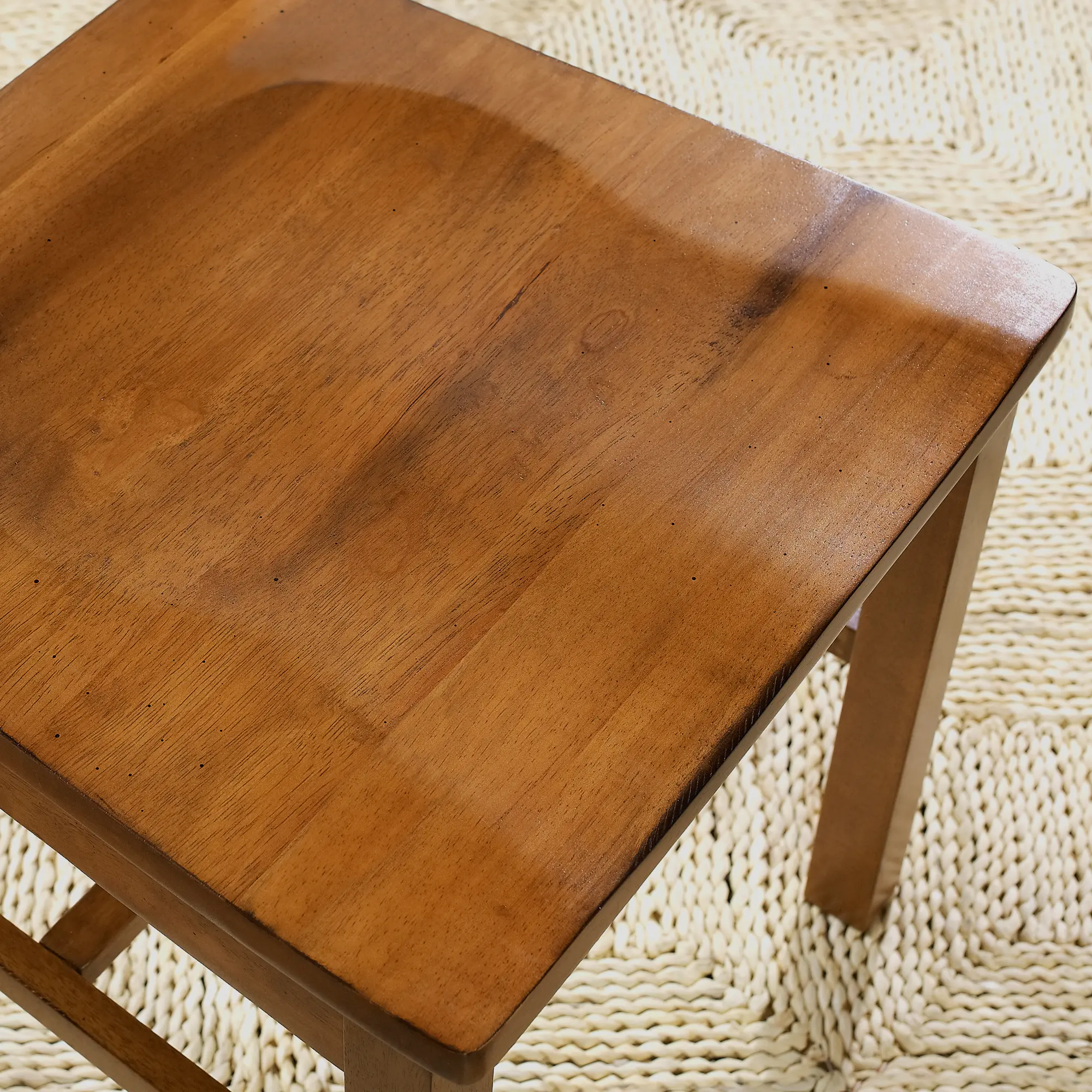 CHW2AB Brown Dining Room Chair (Set of 2) - X Back-3