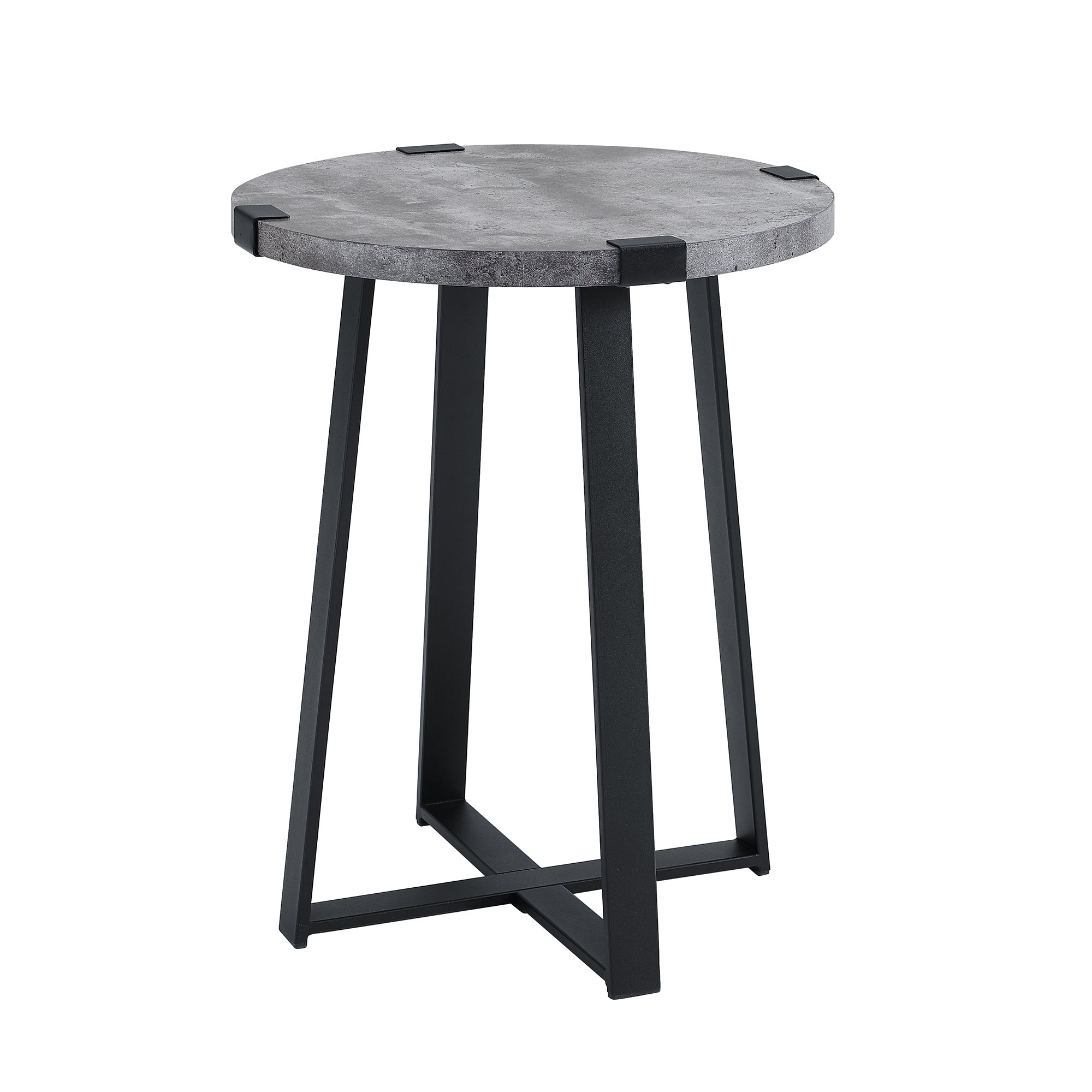AF18MWSTDC Dark Concrete End Table - Emily-2